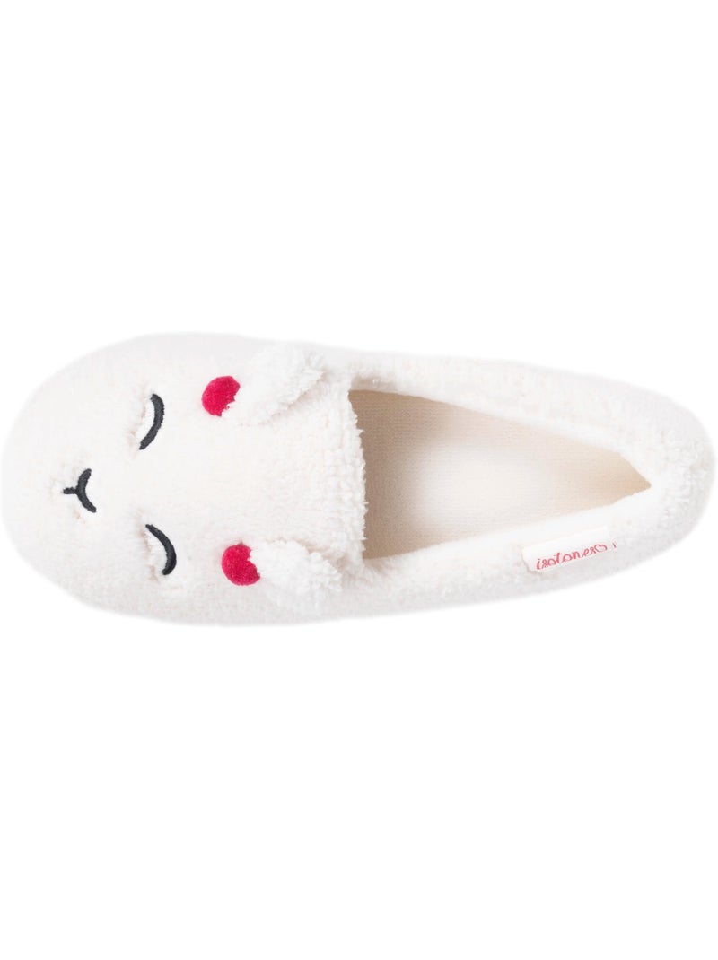Chaussons slippers  femme Isotoner Ivoire - Kiabi