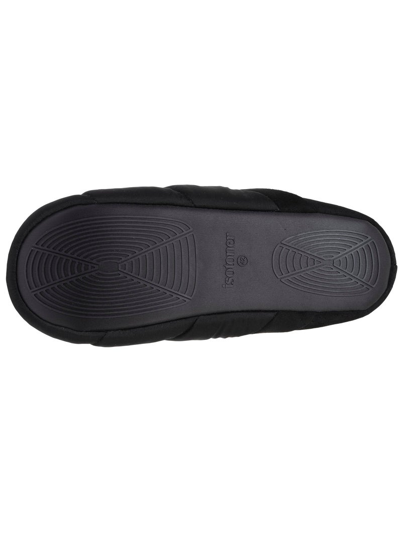 Chaussons slippers semelle antidérapante homme Isotoner Noir - Kiabi