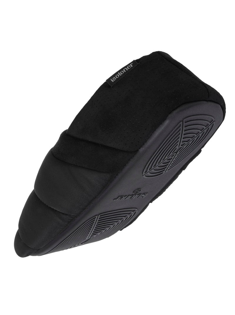 Chaussons slippers semelle antidérapante homme Isotoner Noir - Kiabi