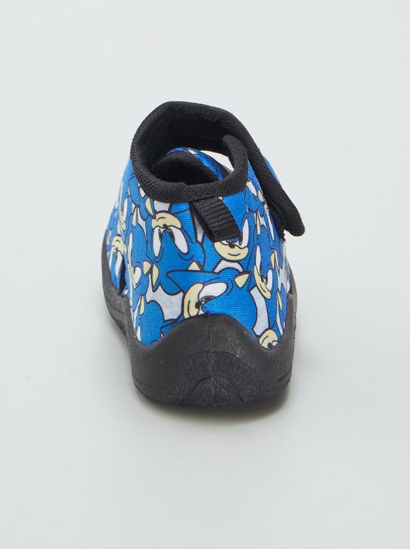 Chaussons 'Sonic' 'SEGA' Noir - Kiabi
