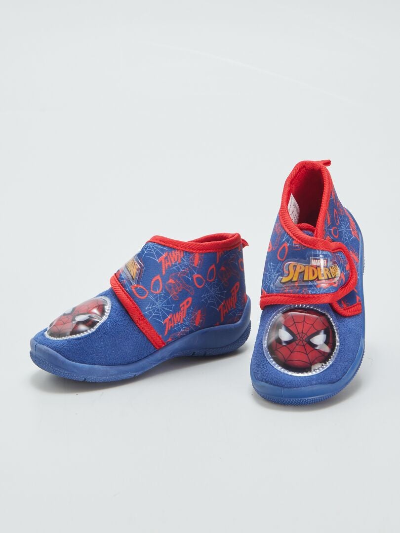 Chaussons Enfant Marvel Spider-Man Avengers - Semelle Antidérapante - Taille 25-34 - Cadeau Garçon