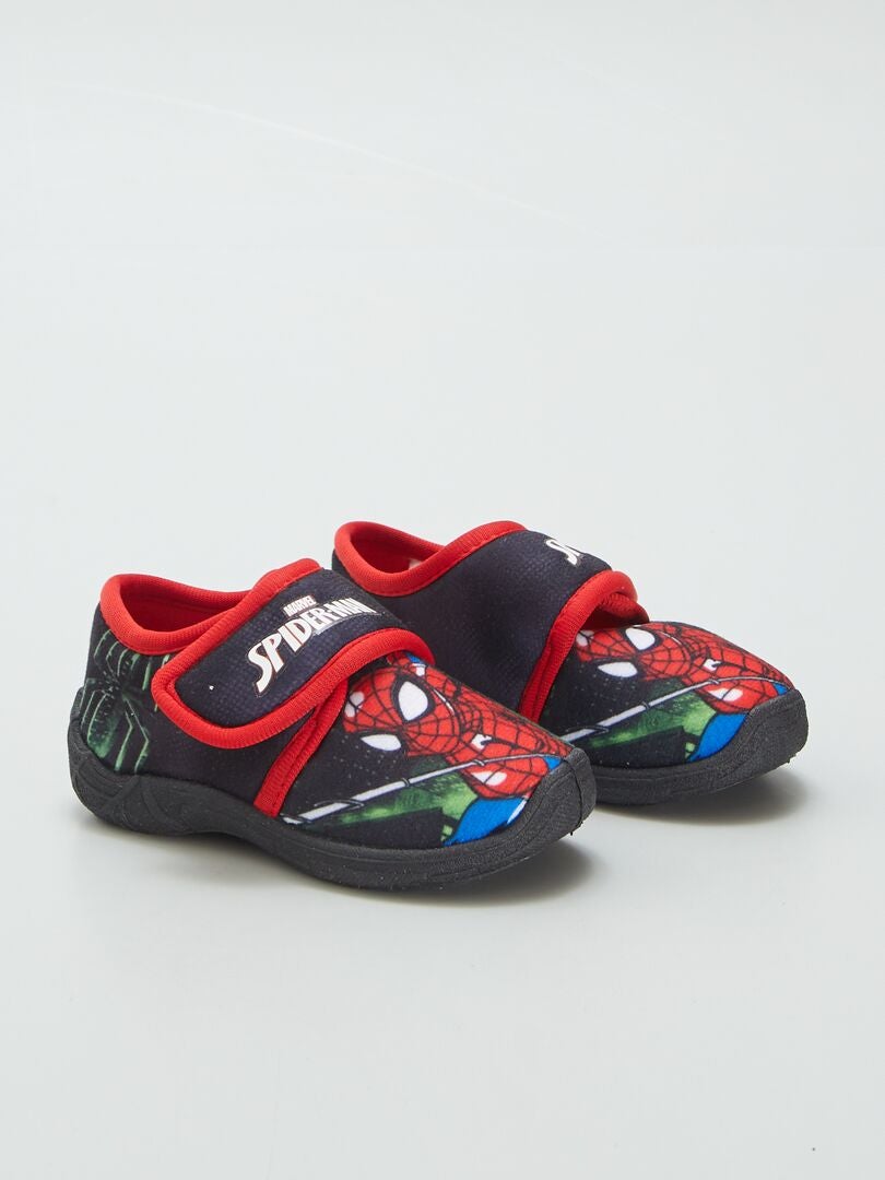 Chaussons 'Spider-Man' 'Marvel' Nuoir/rouge - Kiabi