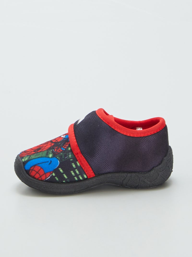Chaussons 'Spider-Man' 'Marvel' Nuoir/rouge - Kiabi