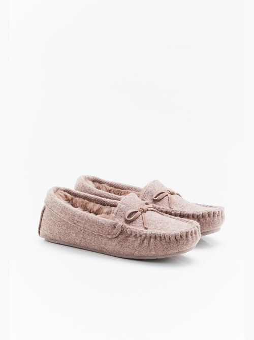 Chaussons Thermolactyl effet feutre - Damart - Kiabi