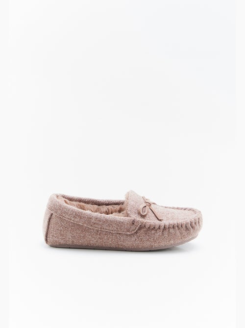 Chaussons Thermolactyl effet feutre - Damart - Kiabi