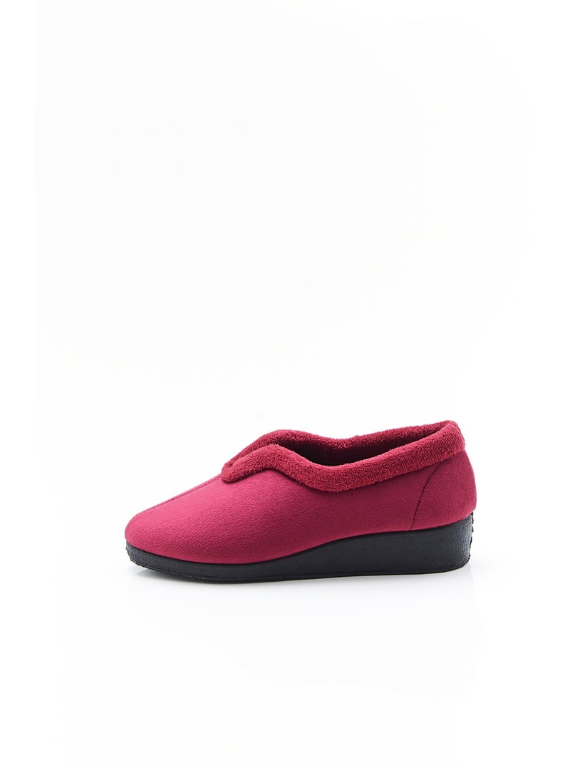 Chaussons Thermolactyl en velours - Damart Rouge - Kiabi
