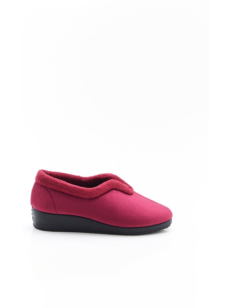 Chaussons Thermolactyl en velours - Damart Rouge - Kiabi