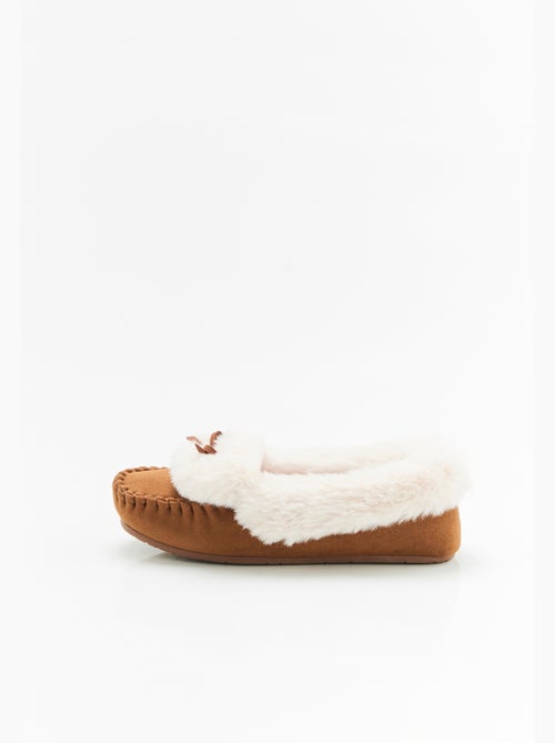 Chaussons Thermolactyl imitation fourrure - Damart - Kiabi