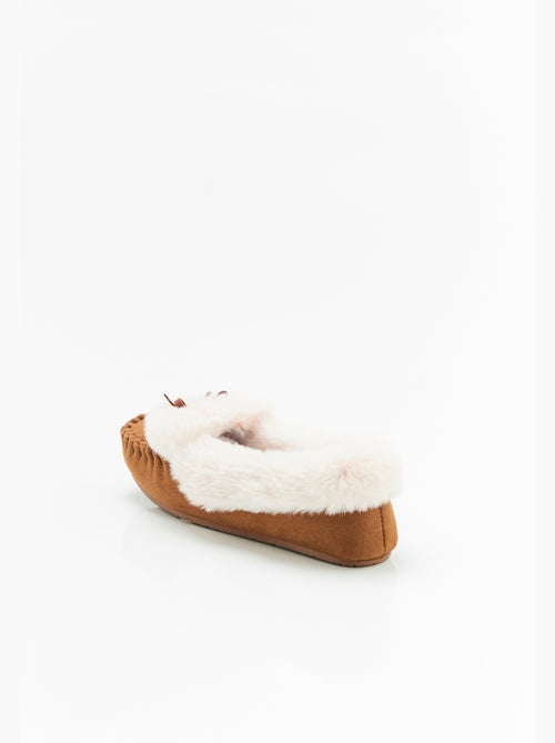 Chaussons Thermolactyl imitation fourrure - Damart - Kiabi