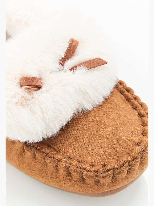 Chaussons Thermolactyl imitation fourrure - Damart - Kiabi