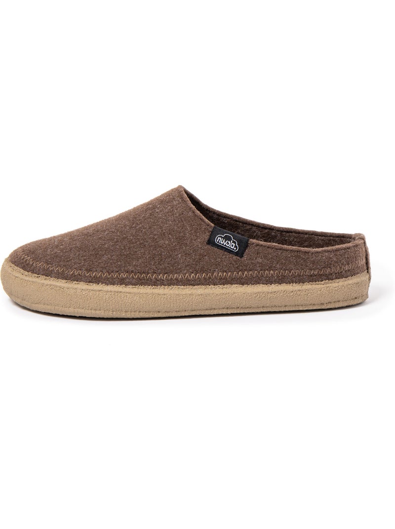 Chaussons unisexe nuvola avec semelle en caoutchouc Marron - Kiabi