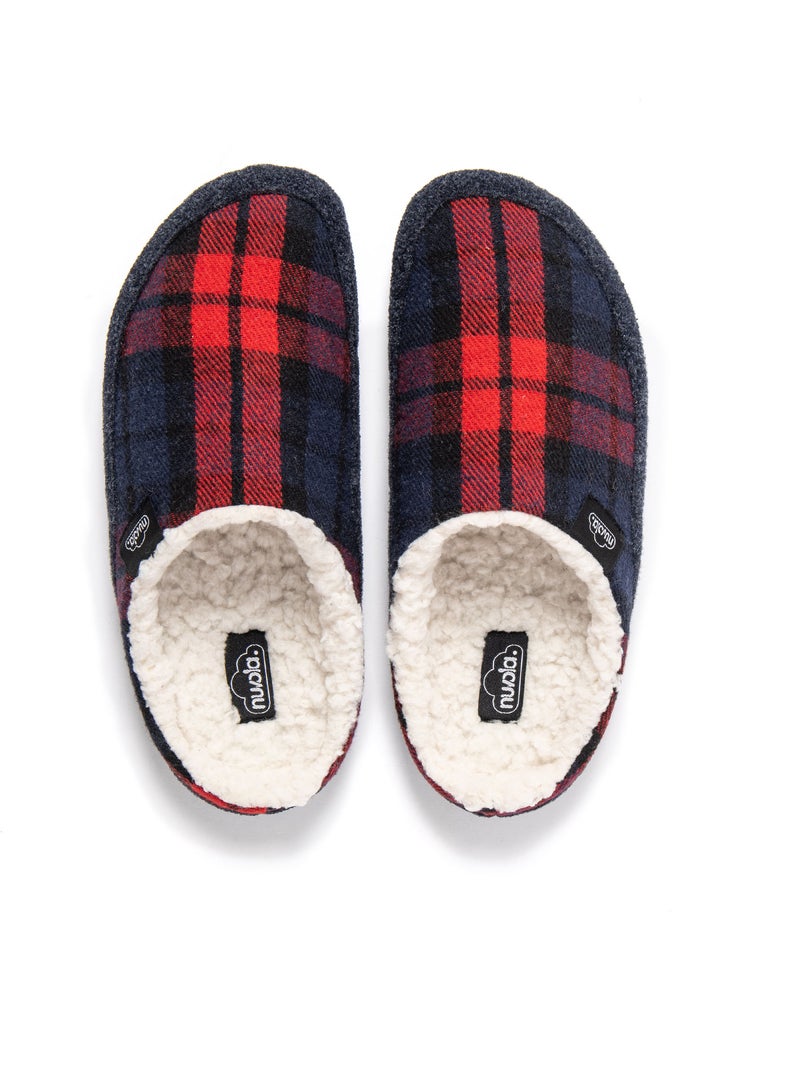 Chaussons unisexe nuvola avec semelle en caoutchouc Rouge - Kiabi