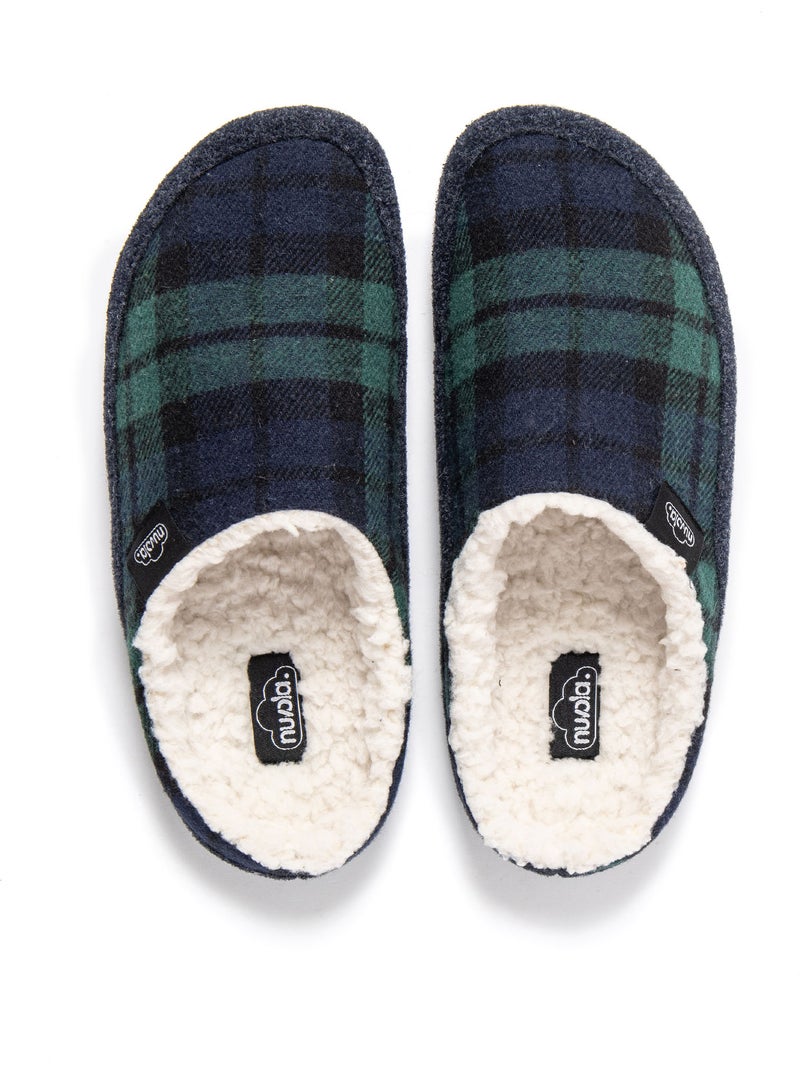 Chaussons unisexe nuvola avec semelle en caoutchouc Vert - Kiabi