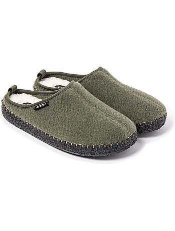 Chaussons unisexes nuvola avec semelle en gomme.