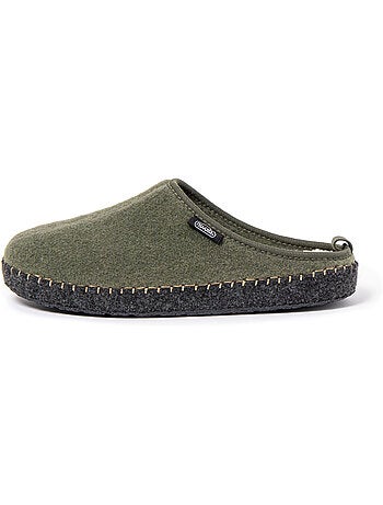 Chaussons unisexes nuvola avec semelle en gomme.