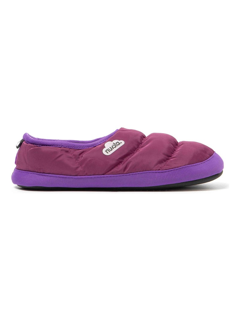 Chaussons unisexes Nuvola avec semelle en caoutchouc Mauve lilas - Kiabi