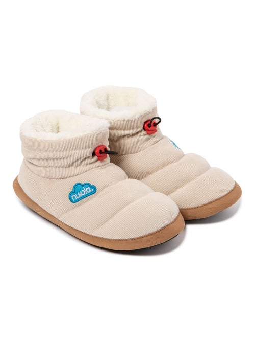 Chaussons unisexes Nuvola avec semelle en gomme - Kiabi
