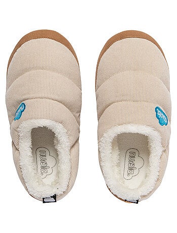 Chaussons unisexes Nuvola avec semelle en gomme
