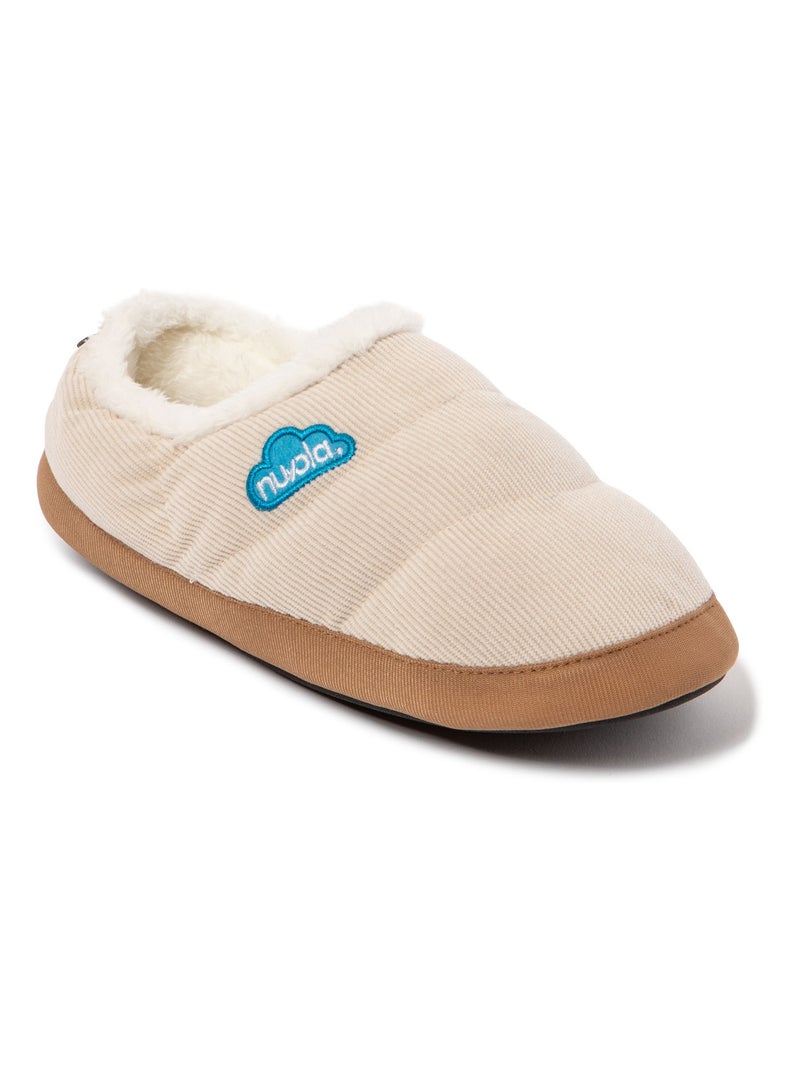 Chaussons unisexes Nuvola avec semelle en gomme Beige - Kiabi