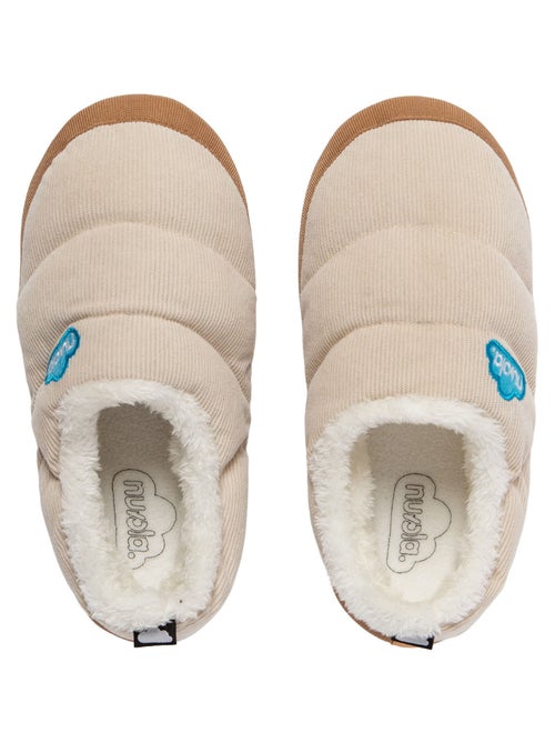 Chaussons unisexes Nuvola avec semelle en gomme - Kiabi