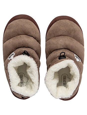 Chaussons unisexes Nuvola avec semelle en gomme