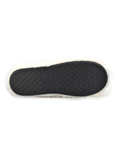 Chaussons unisexes Nuvola avec semelle en gomme - Kiabi