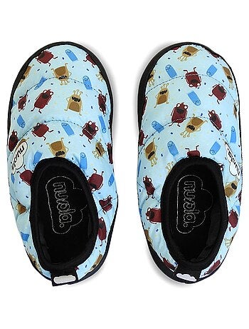 Chaussons unisexes Nuvola avec semelle en gomme
