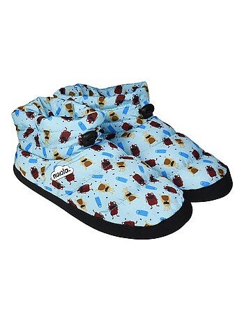Chaussons unisexes Nuvola avec semelle en gomme