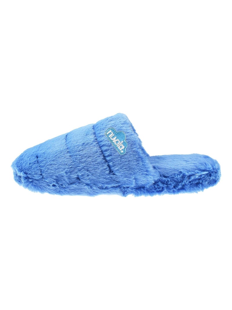 Chaussons unisexes Nuvola avec semelle en gomme Bleu ciel - Kiabi