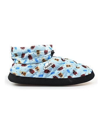 Chaussons unisexes Nuvola avec semelle en gomme