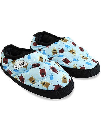 Chaussons unisexes Nuvola avec semelle en gomme