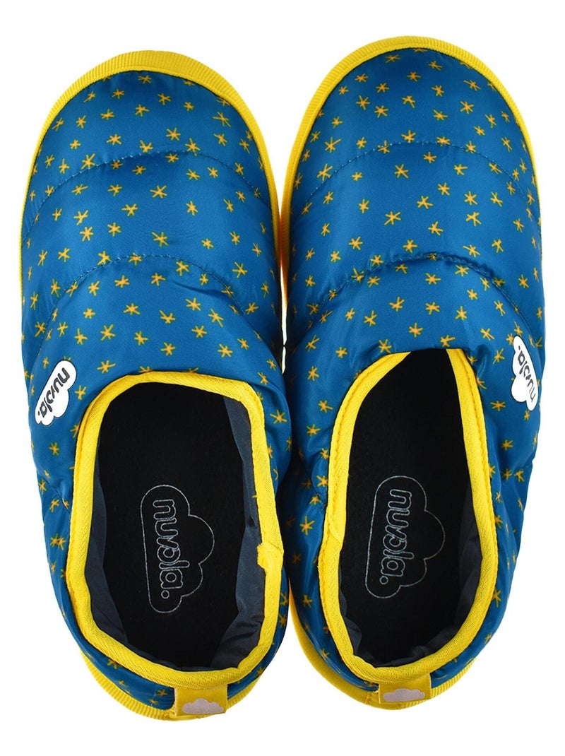 Chaussons unisexes Nuvola avec semelle en gomme Bleu - Kiabi