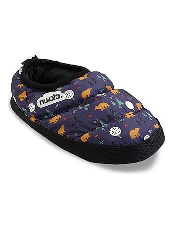 Chaussons unisexes Nuvola avec semelle en gomme