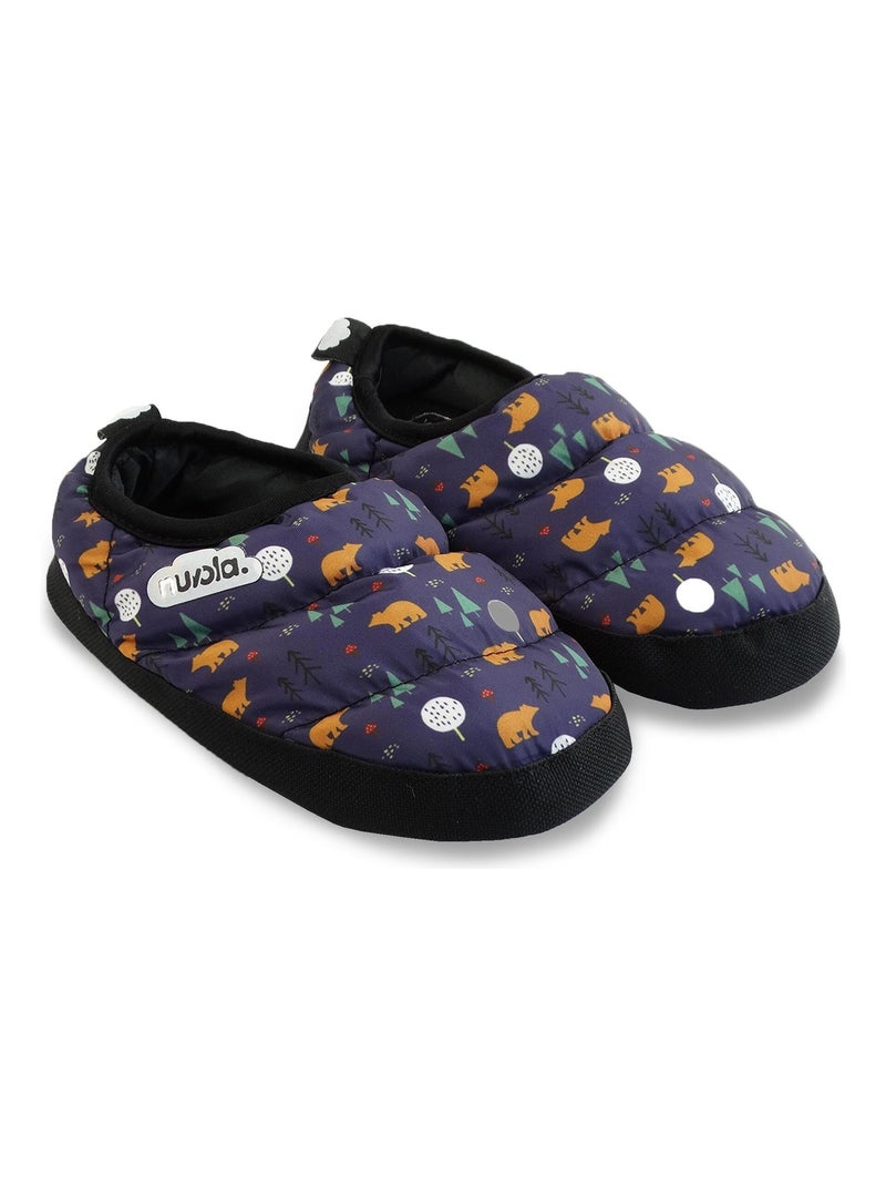 Chaussons unisexes Nuvola avec semelle en gomme Bleu - Kiabi