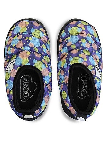 Chaussons unisexes Nuvola avec semelle en gomme