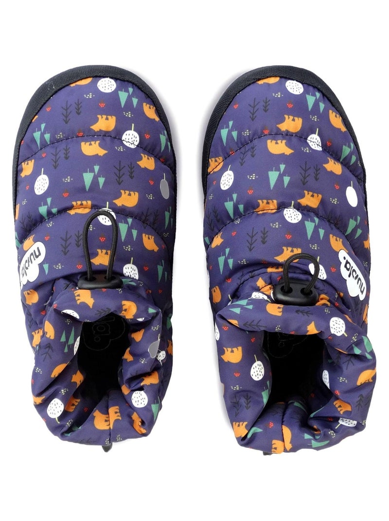 Chaussons unisexes Nuvola avec semelle en gomme Bleu - Kiabi