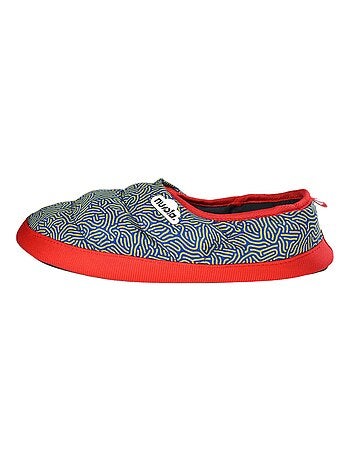 Chaussons unisexes Nuvola avec semelle en gomme