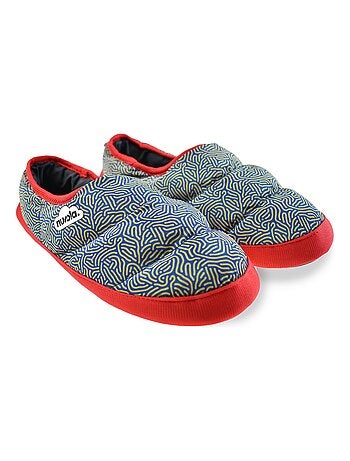 Chaussons unisexes Nuvola avec semelle en gomme