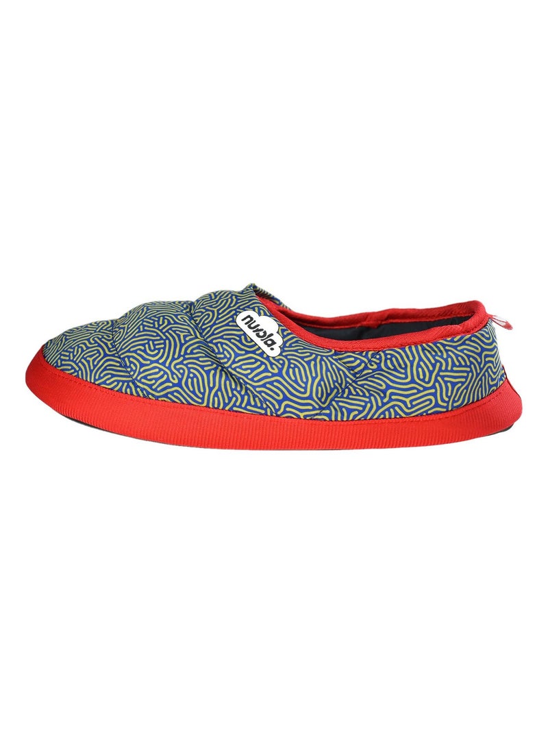 Chaussons unisexes Nuvola avec semelle en gomme Bleu - Kiabi