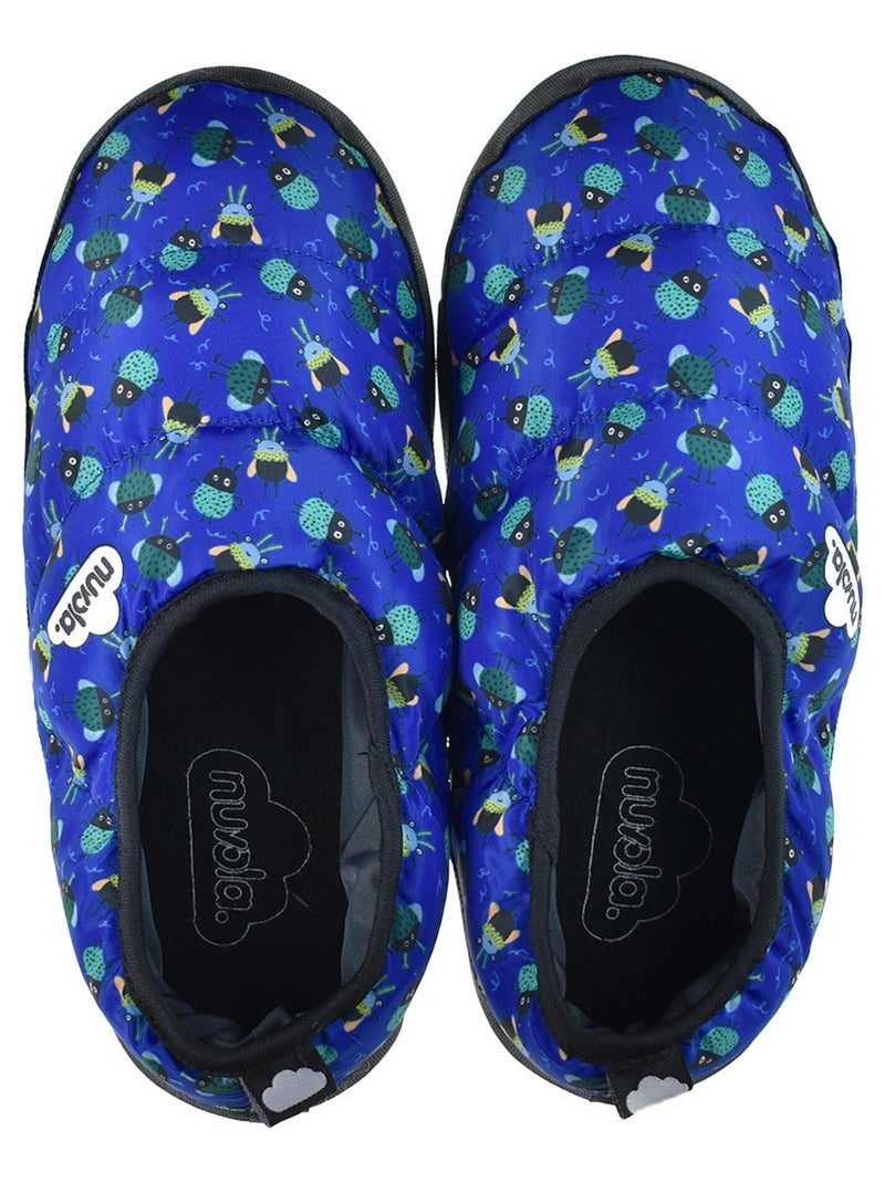 Chaussons unisexes Nuvola avec semelle en gomme Bleu - Kiabi