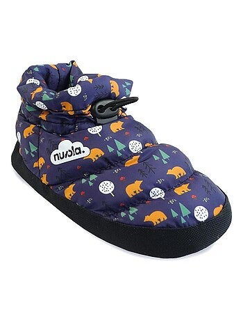 Chaussons unisexes Nuvola avec semelle en gomme