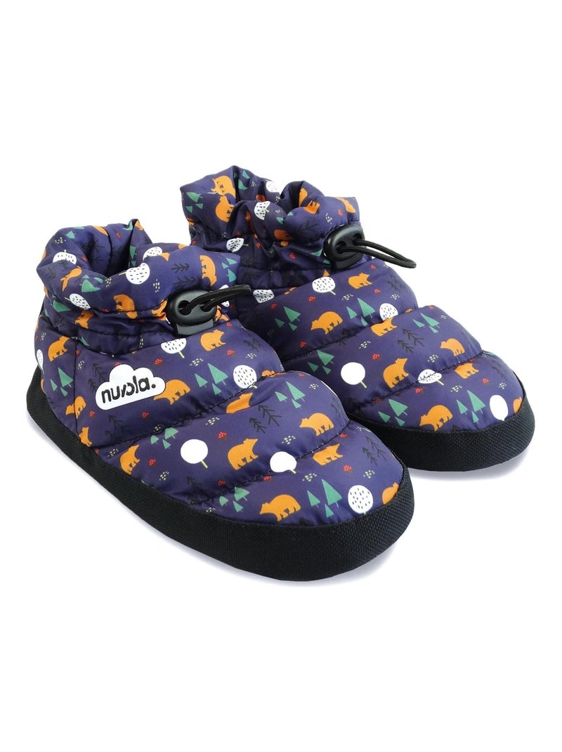 Chaussons unisexes Nuvola avec semelle en gomme Bleu - Kiabi