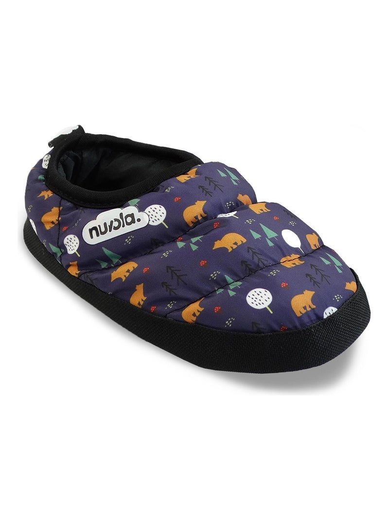 Chaussons unisexes Nuvola avec semelle en gomme Bleu - Kiabi