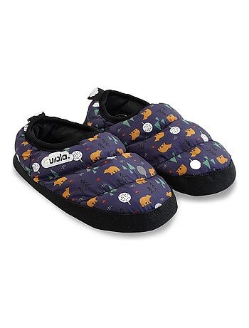 Chaussons unisexes Nuvola avec semelle en gomme