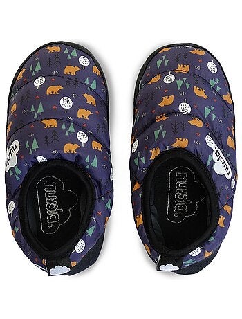 Chaussons unisexes Nuvola avec semelle en gomme