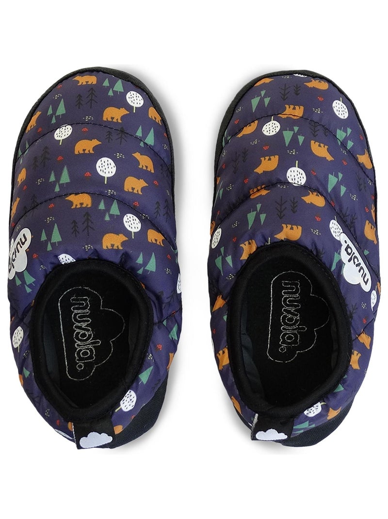 Chaussons unisexes Nuvola avec semelle en gomme Bleu - Kiabi