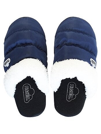 Chaussons unisexes Nuvola avec semelle en gomme