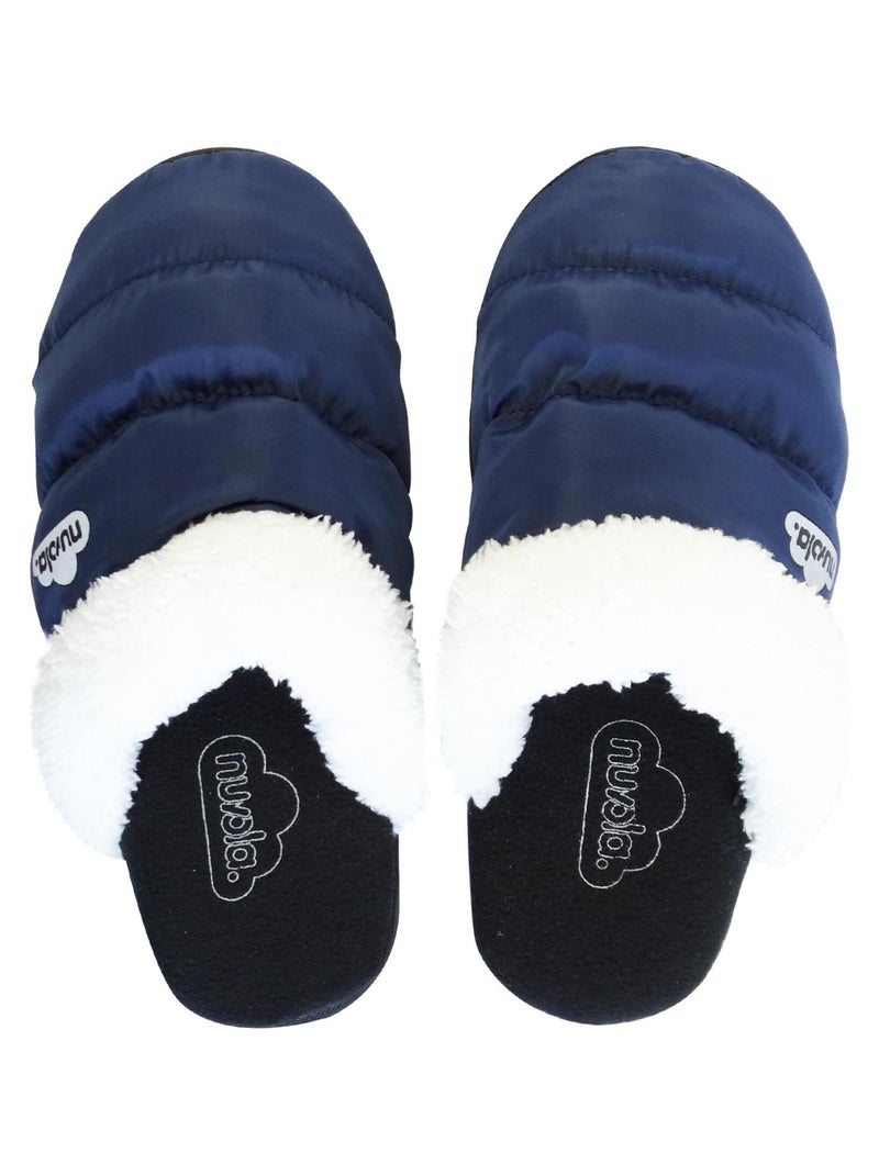 Chaussons unisexes Nuvola avec semelle en gomme Bleu - Kiabi