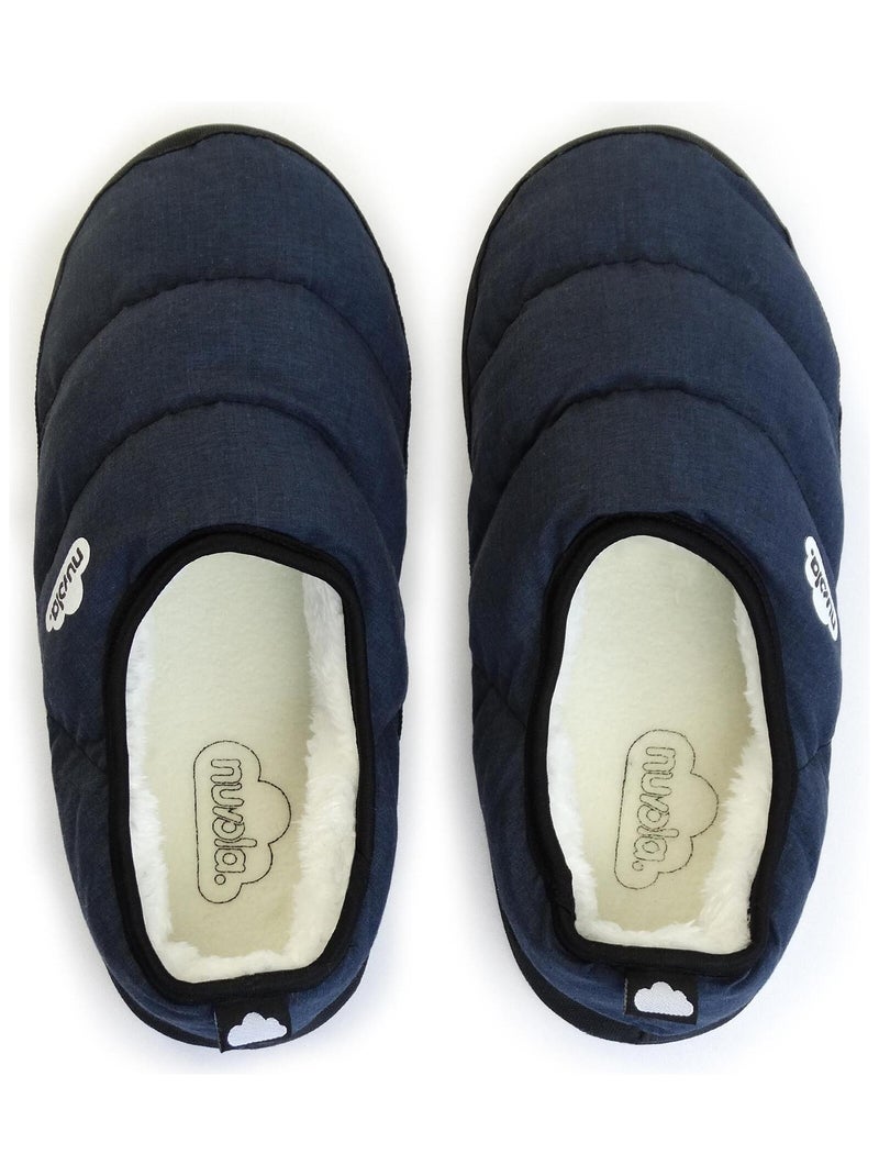 Chaussons unisexes Nuvola avec semelle en gomme Bleu foncé - Kiabi