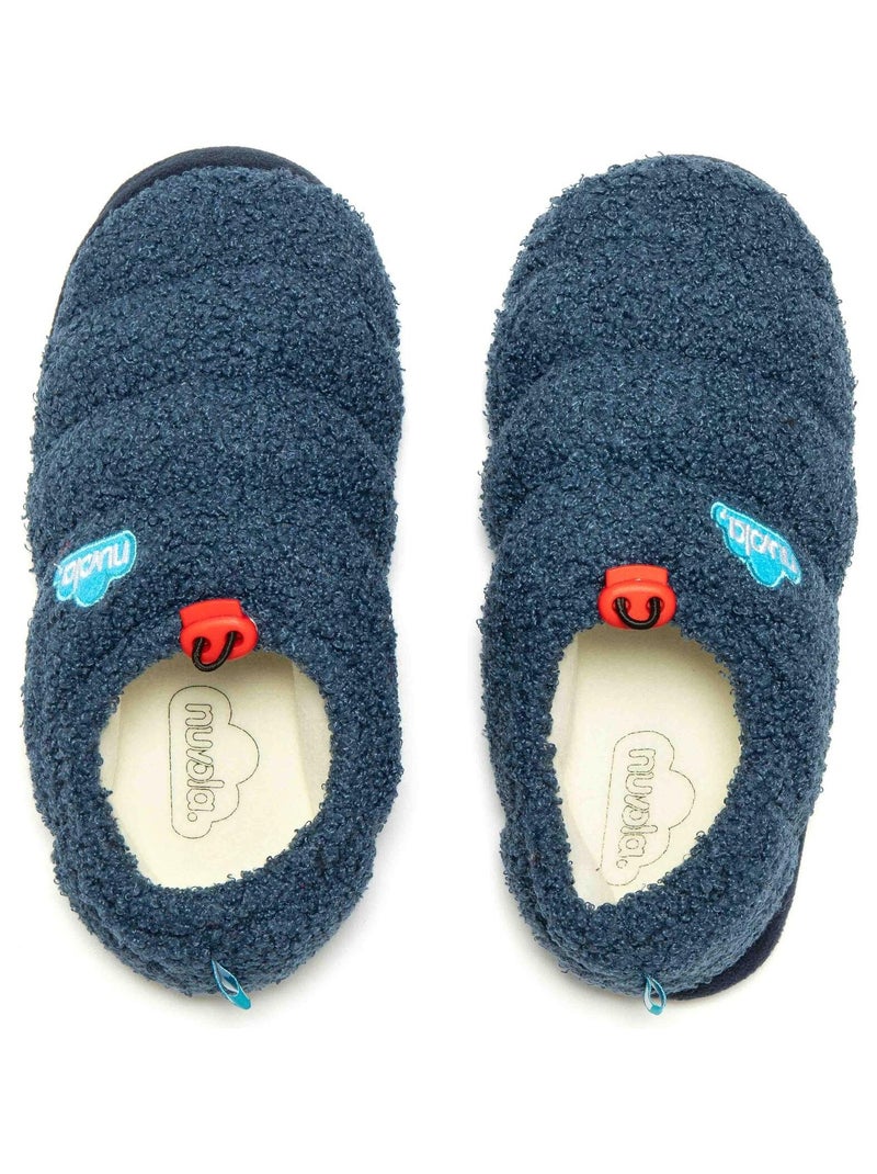 Chaussons unisexes Nuvola avec semelle en gomme Bleu foncé - Kiabi